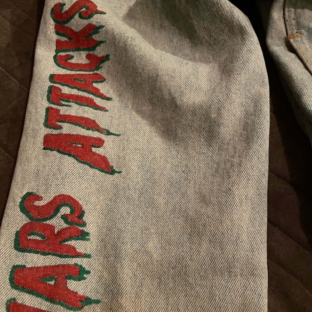 Rock music patch Jean jacket